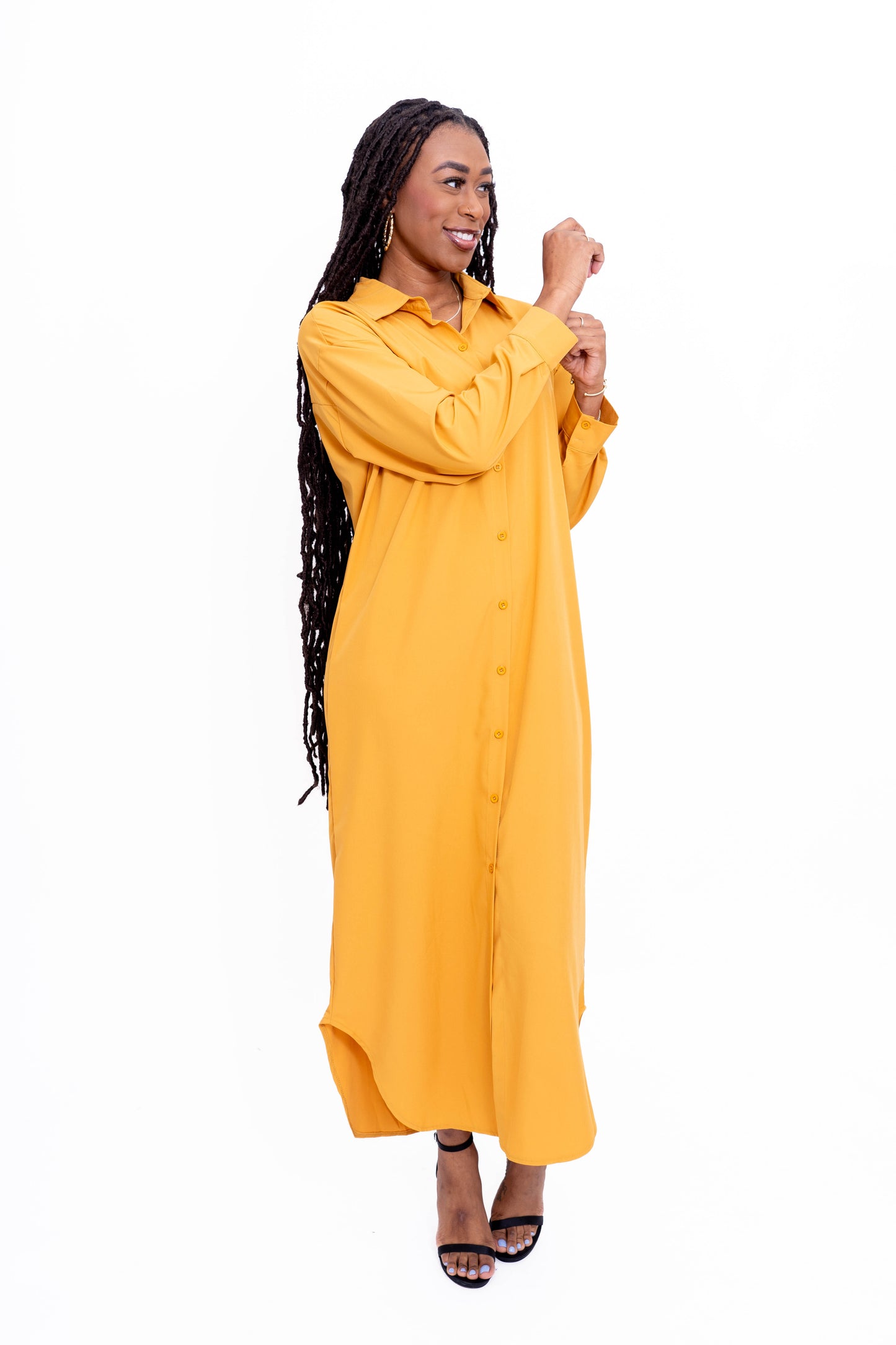 In the Wind Button up Duster