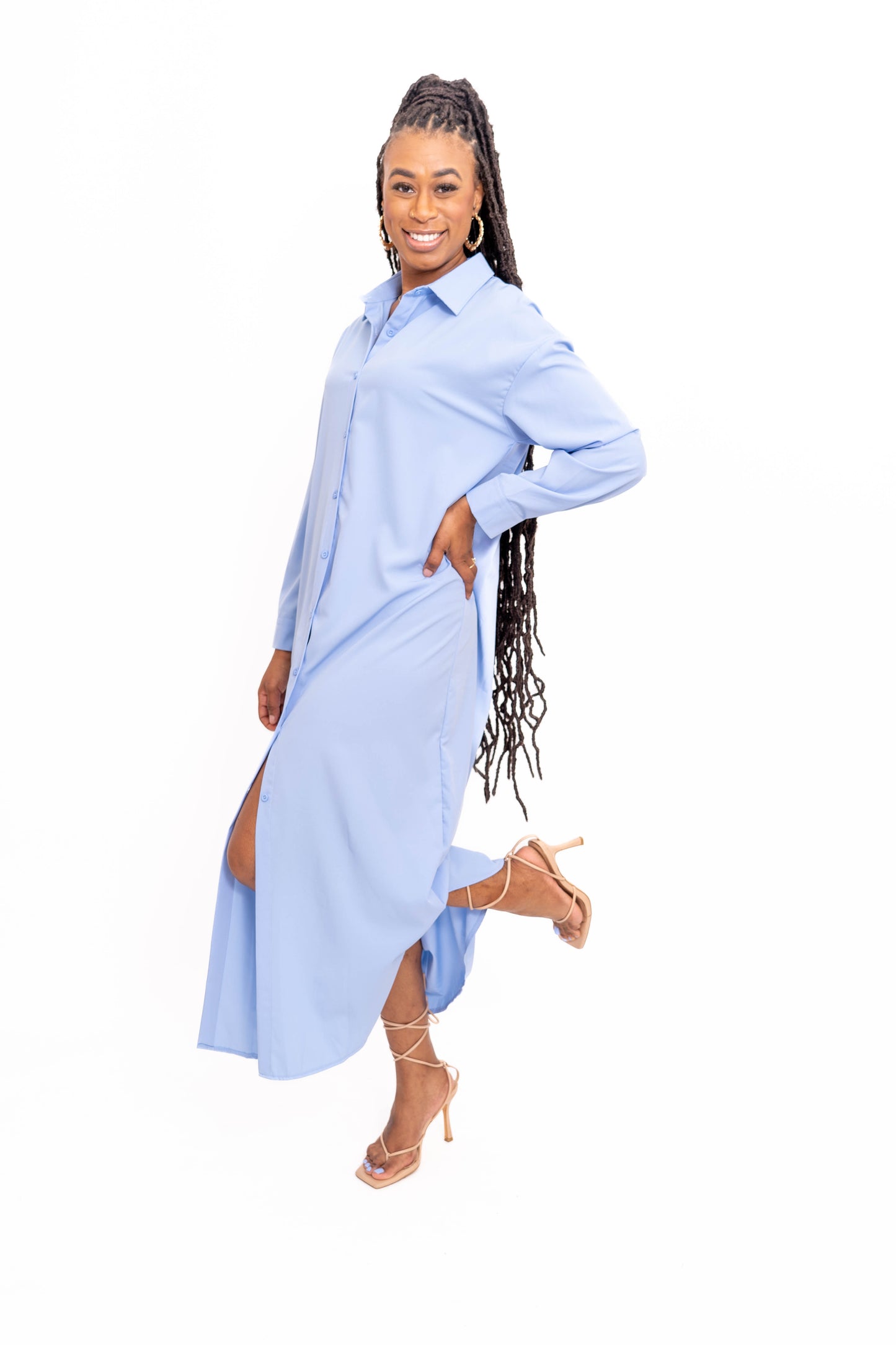 In the Wind Button up Duster